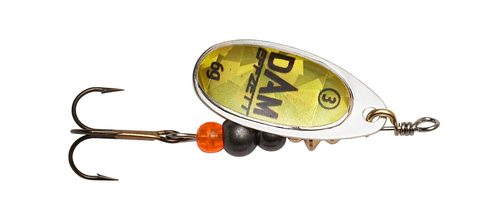 DAM Třpytka Effzett Fluo Spinner Gold Prisma