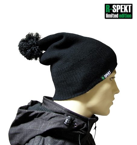 R-Spekt Kulich PomPom Duo beanie style limited edition černý