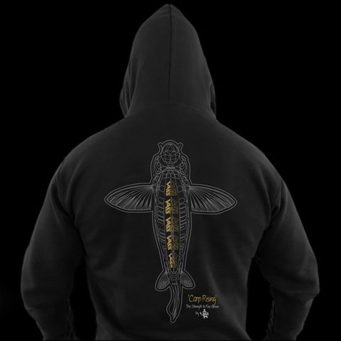 Vass Mikina Carp Rising Hoodie Black