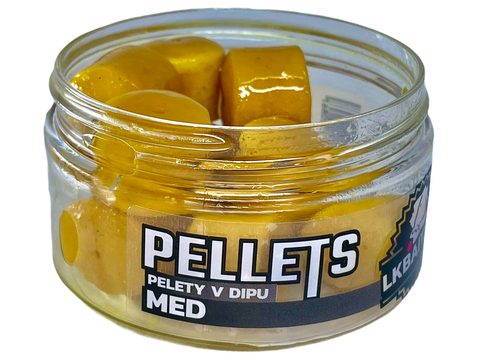 LK Baits Pelety v dipu Med 60g