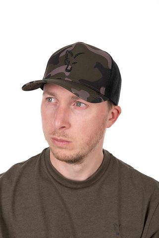 Fox Kšiltovka Black Camo Trucker