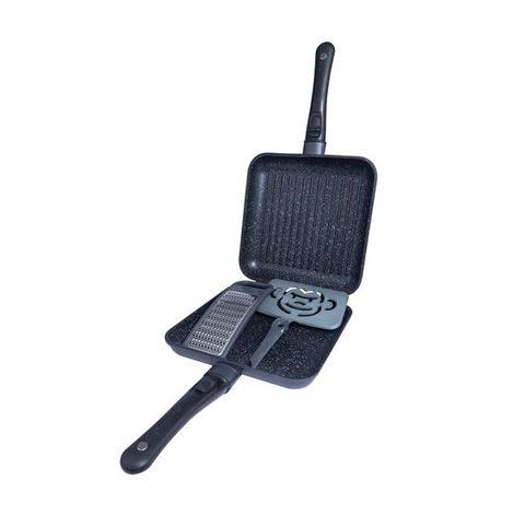 RidgeMonkey Pánev Connect Pan & Griddle XXL Granite Edition