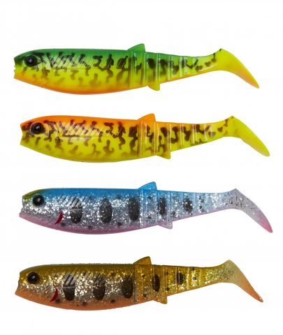 Savage Gear Gumová nástraha Cannibal Paddletail Olive Smolt UV