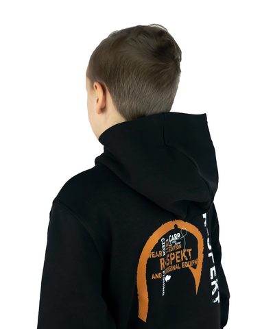 R-Spekt Dětská mikina s kapucí Fishing Edition black