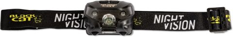 Black Cat Čelovka Night Vision 1500 černá/zelená