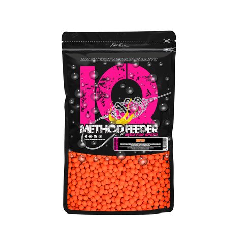 LK Baits Fluoro Boilie IQ Method Feeder 10-12mm 600g