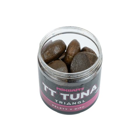 Mikbaits Pelety v dipu TT Tuna Triangl 30mm 250ml