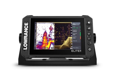 Lowrance Echolot Elite FS 7 se sondou Activeimaging 3v1 + baterie + nabíječka ZDARMA