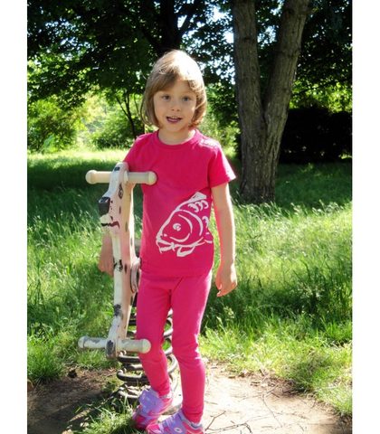 R-Spekt Detské tričko Carper kids ružové