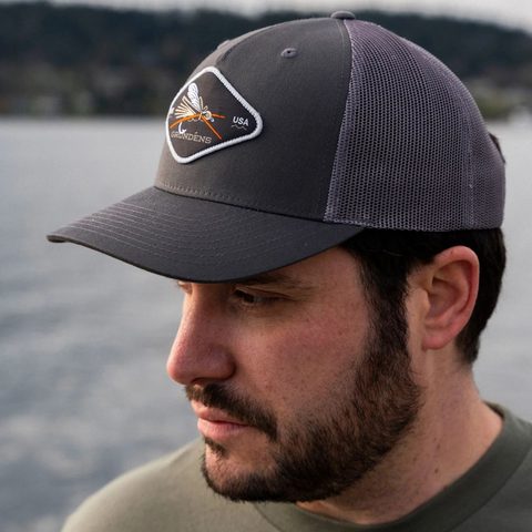 Grundéns Kšiltovka CC Hopper Trucker Charcoal O/S