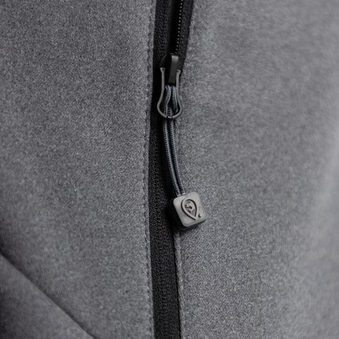 Adventer & fishing Hriaca mikina Prostretch Steel & Black