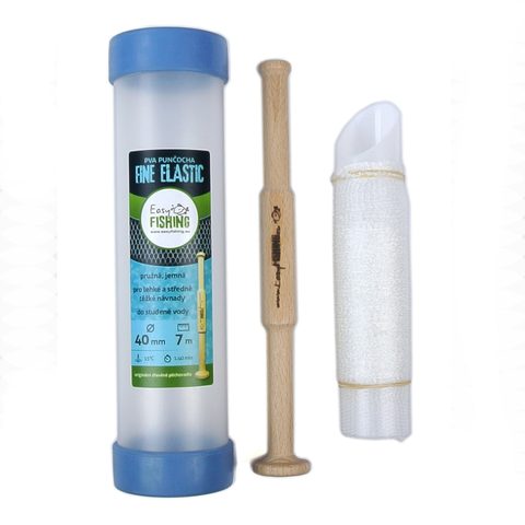 EasyFISHING PVA punčocha komplet Elastic Fine 7m