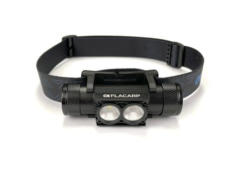 Flacarp Vodotěsná nabíjecí čelovka HL3UV bílá + UV LED