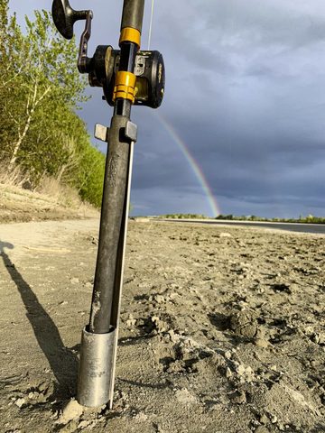 Black Cat Oceľový držiak prúta 0,85m