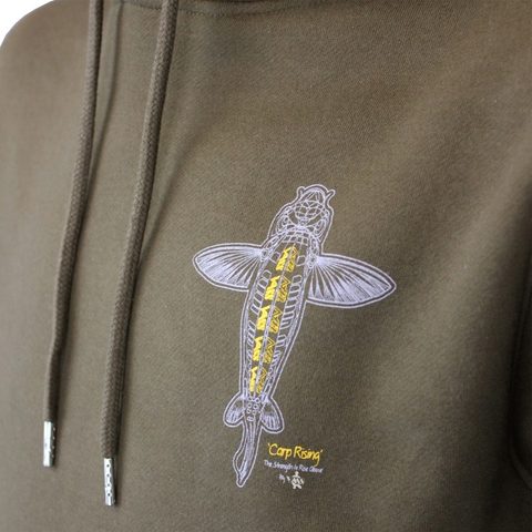 Vass Mikina Carp Rising Hoodie Khaki