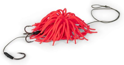 Black Cat Chobotnička Real Worm Teaser Red