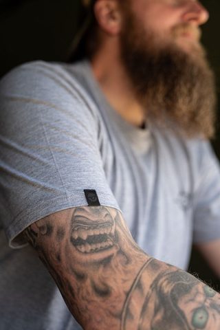 Korda Tričko Compass Heather Grey