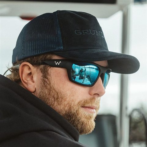 Grundéns Kšiltovka Cord Wordmark Trucker Navy O/S