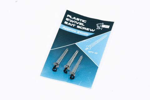 Nash Plastový držák nástrahy s mikroobratlíkem Plastic Swivel Bait Screw 10ks