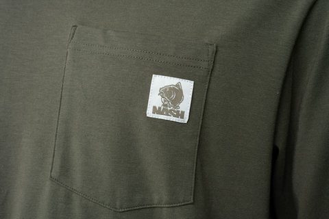 Nash Tričko Make It Happen Carp Logo s dlhým rukávom zelené