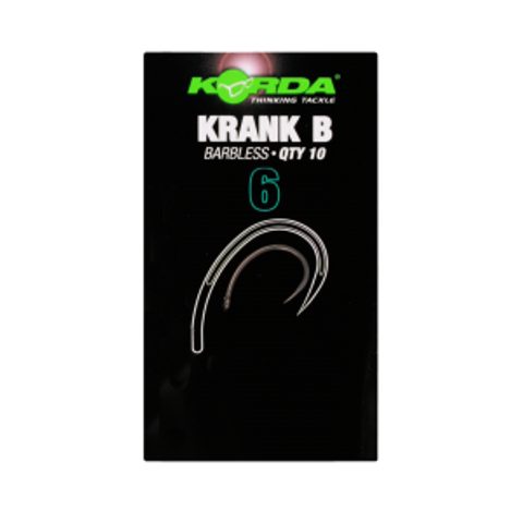 Korda Háčky Krank Barbless (bez protihrotu) 10ks