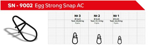 Gurza Karabína EGG Strong Snap AC 10 ks
