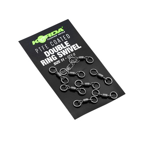 Korda Obratlík s kroužkem PTFE Double Ring Swivel vel.11 8ks