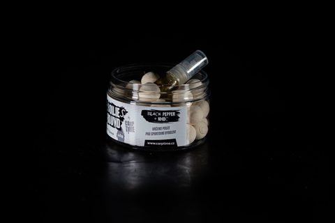 G.B.U. Plovoucí boilies Zeppelin Pop Ups Black Pepper NHDC