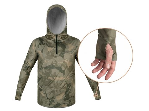 Delphin Tričko s kapucí UV Armor 50+ Banx