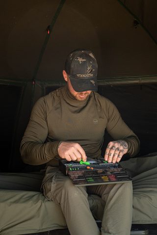 Korda Termoprádlo Mock Neck Thermal LS Shirt Dark Olive