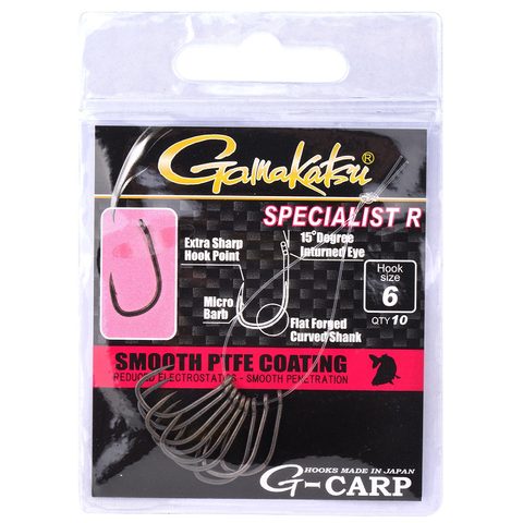 Gamakatsu Háčky Specialist R Hooks Grey 10ks