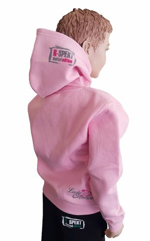 R-Spekt Dětská mikina s kapucí Lady Carper pink