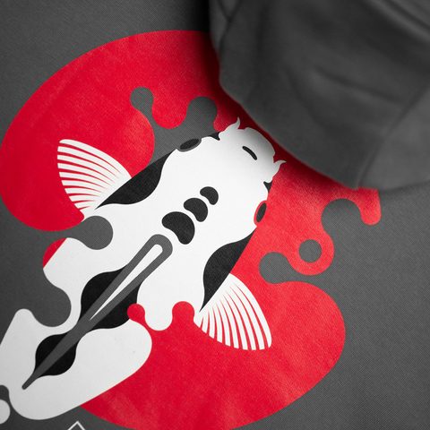 KUMU Mikina Rising Sun šedá