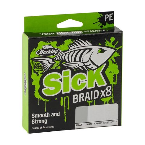 Berkley Šnúra Sick Braid Biela 150m
