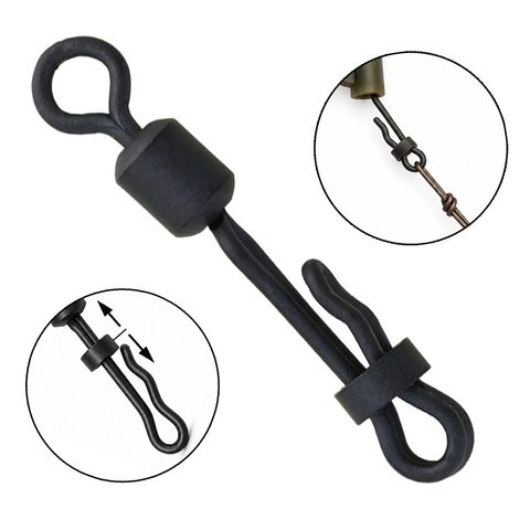 Giants fishing Rychlovýměnný obratlík s klipem Clam Lock Quick Change Swivel vel.8/30kg