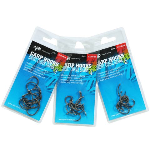 Giants Fishing Háčik s očkom Short Curve Shank 10ks