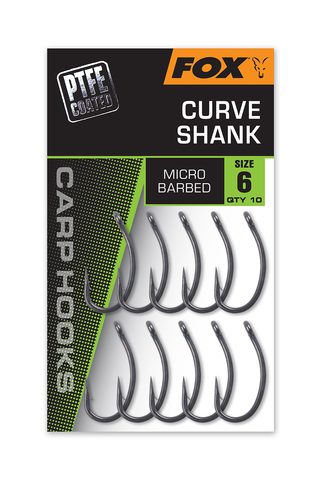 Fox Háčky Carp Hook Curve Shank 10ks
