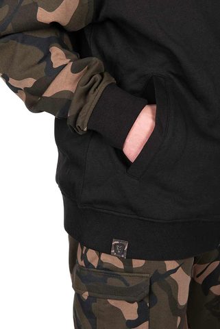 Fox Mikina LW Čierna / Camo Split Zip Hoody