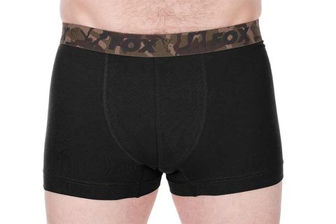 Fox Trenky Boxer Shorts Khaki/Čierne 2ks