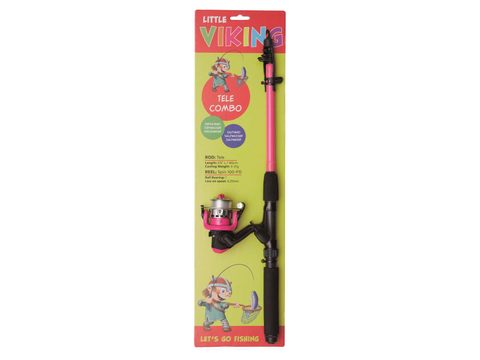 Kinetic Dětský set Little Viking Tele Combo 5'6 4-21g Fuchsia