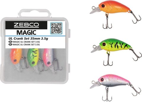 Zebco Set Woblerů Magic UL Crank Set 35mm 3,5g