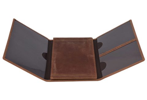 Mercucio Pouzdro na doklady Kapr lysec světlehnědá embos