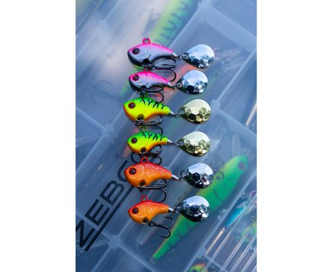 Zebco Tail Spinner Target Fish Spin Jig Set 3ks