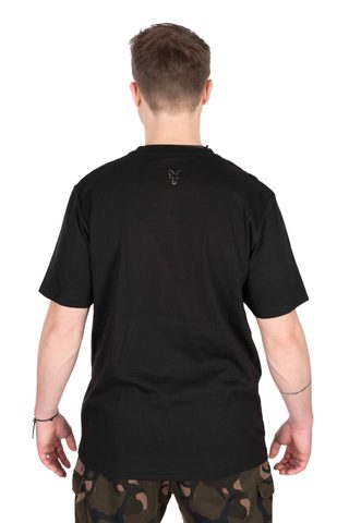Fox Tričko Black / Camo Logo T-Shirt