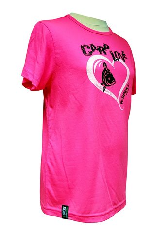 R-Spekt Dětské tričko Carp Love fluo pink