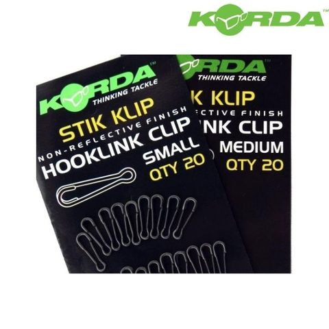 Korda Rychlovýměnná karabinka Stik Clip 20ks