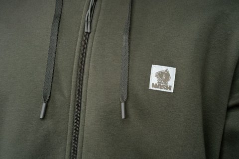 Nash Mikina Make It Happen Badge Zipped Hoody Zelená