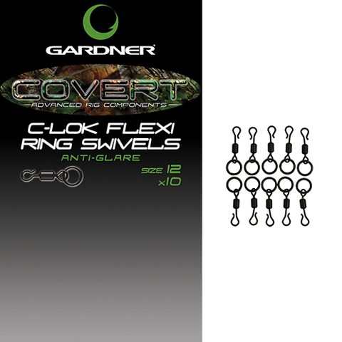 Gardner Obratlíky Gardner C-Lok Flexi-Ring Swivels vel.12 10ks