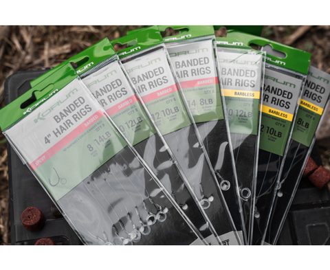 Korum Hotové návazce Banded Hair Rigs 4" 8ks