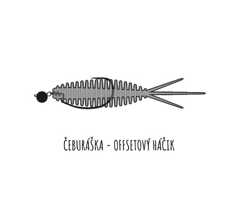 Libra Lures Turbo Worm 5,6cm 8ks